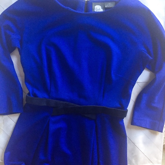 Girls from Savoy Ponte Dress Blue - Picture 4 of 8